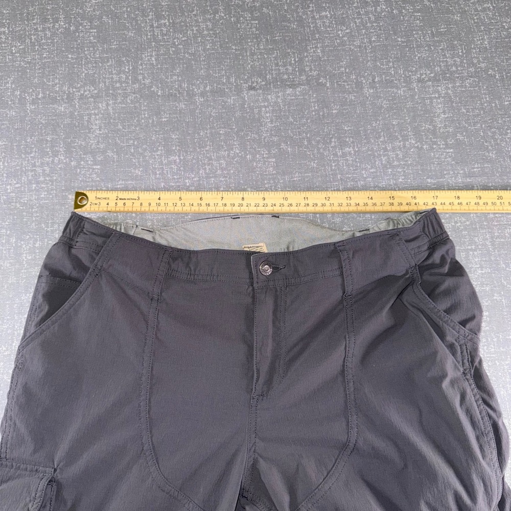 Duluth Trading Co Dry on the Fly Cargo Pants Womens 16x31 Gray Hiking Outdoor - Picture 7 of 13